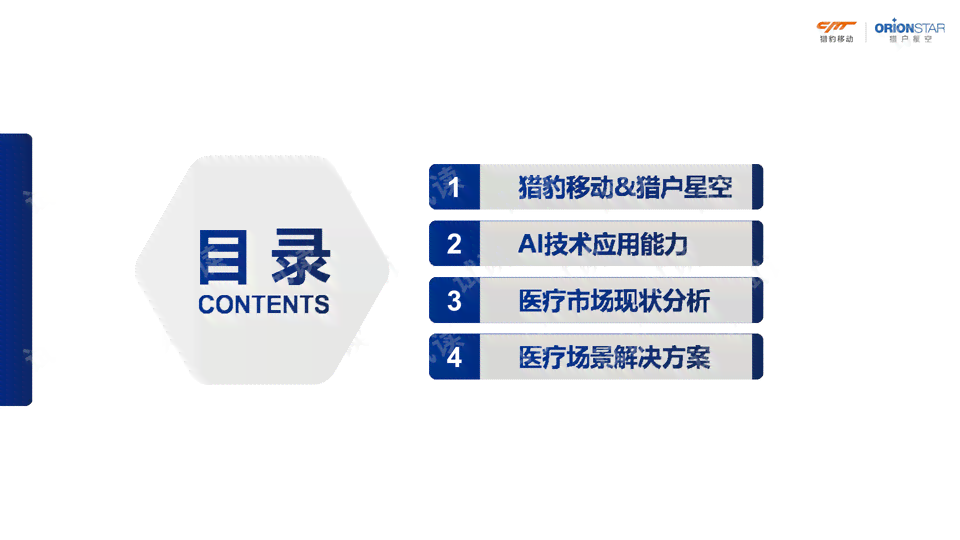 ai医疗PPT：大模型龙头简介及行业应用模板