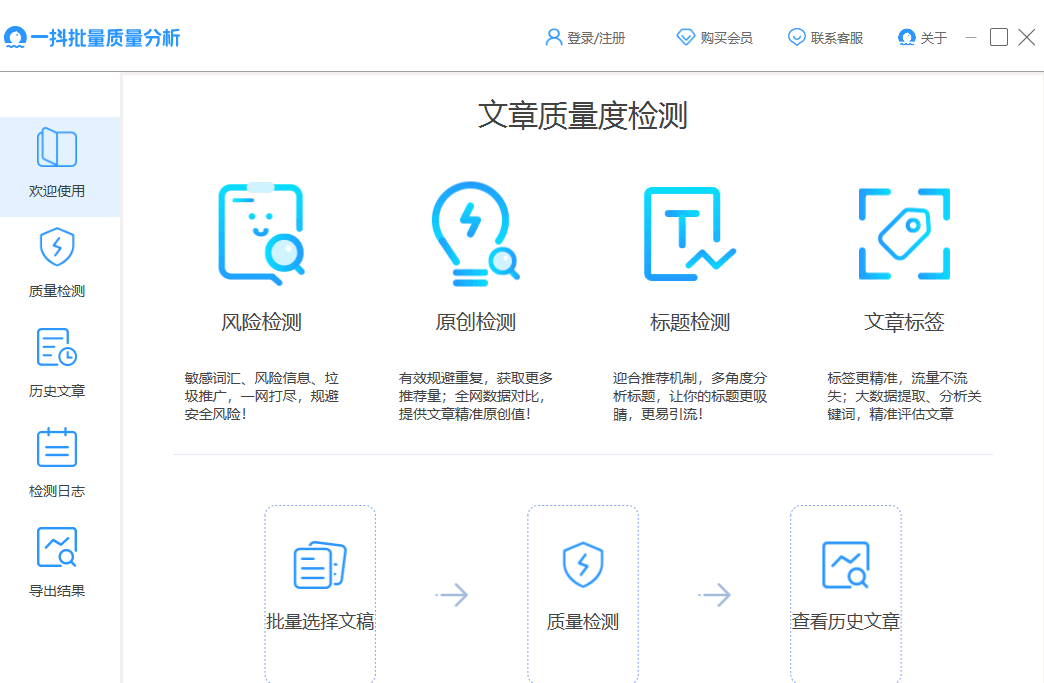 智能文章质量检测与分析系统