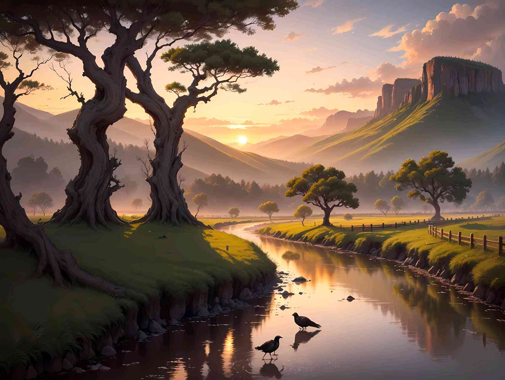 AI创作写实风景画：探索人工智能在绘画艺术中的应用与技巧