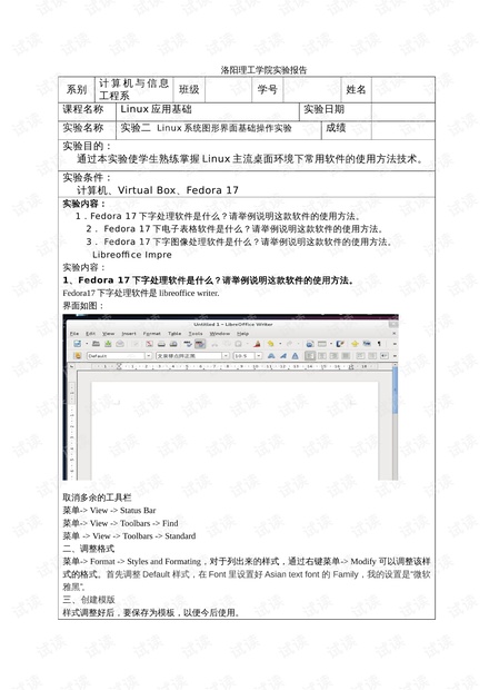 ai实验报告模板免费软件