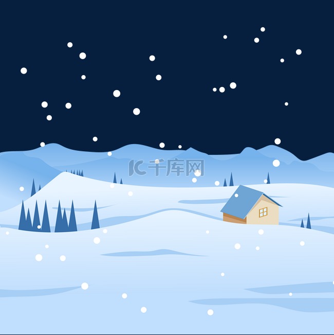 ai绘制下雪文案