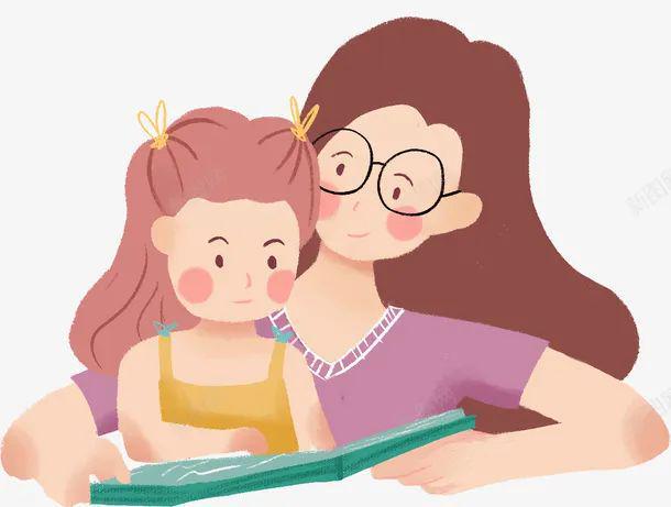 ai绘画妈妈辅导小孩写作业