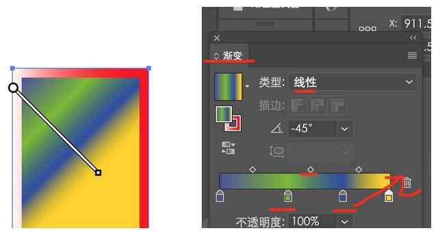 Adobe Illustrator字体渐变功能使用详解