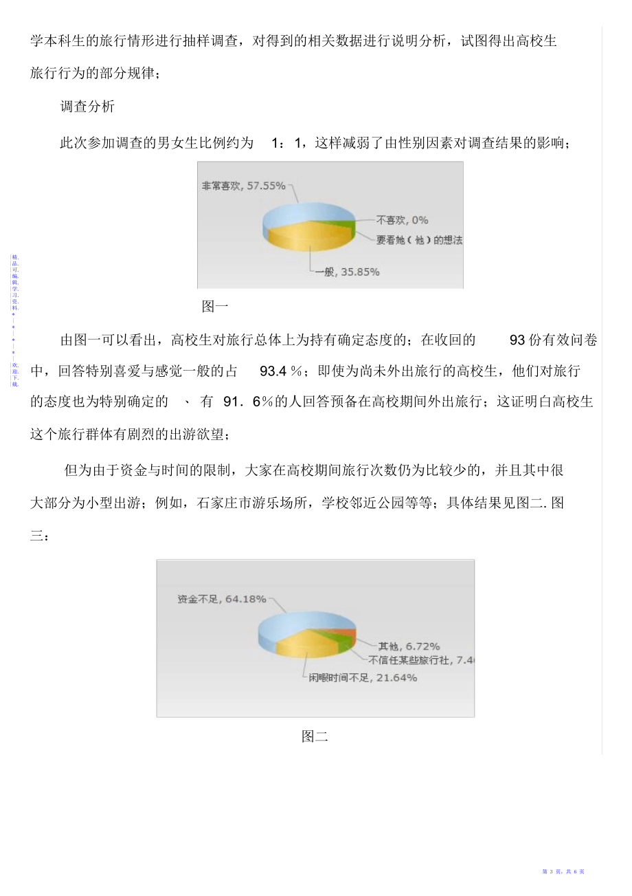 大学生旅游市场调研报告范文：撰写指南与模板摘要及范文集