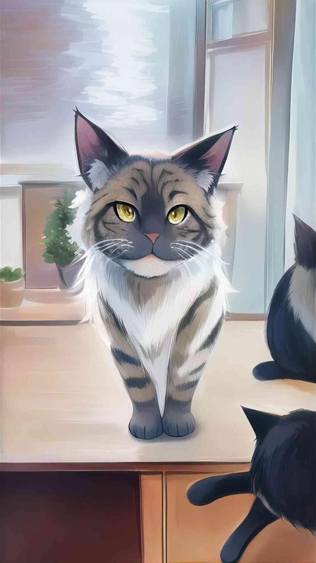 ai绘画猫变人文案