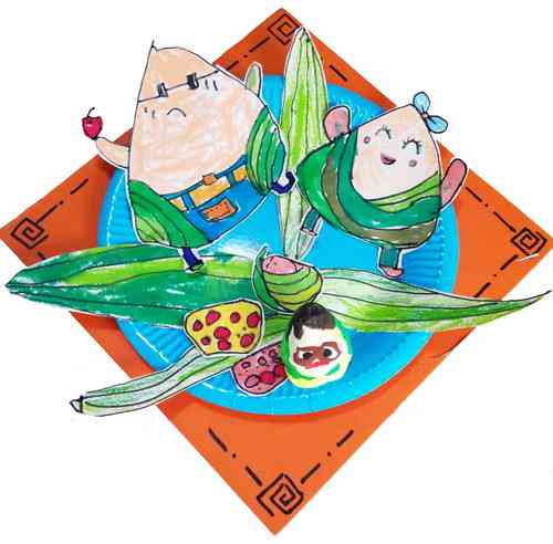粽子创意插画：粽子插画作品与绘画集锦