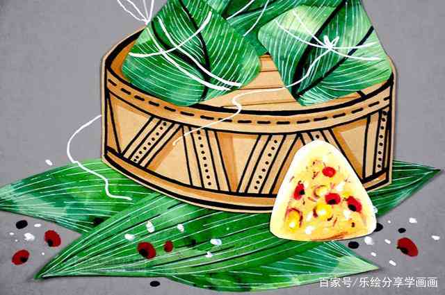 粽子创意插画：粽子插画作品与绘画集锦
