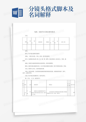 AI绘画助力：分镜头脚本模板的智能化创作指南