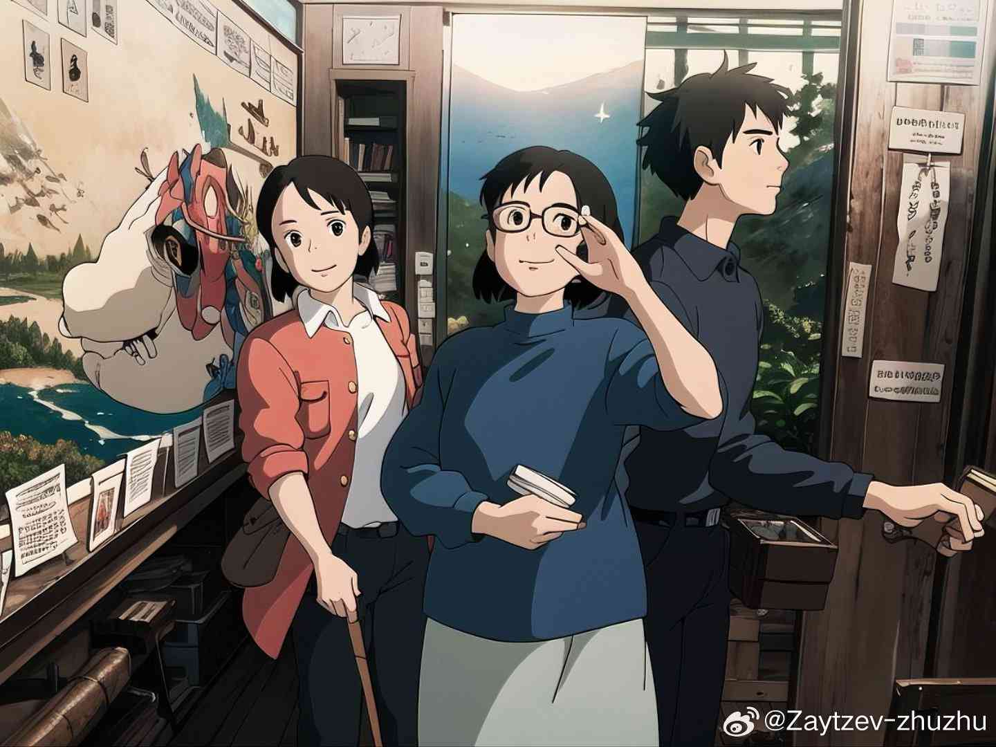 宫崎骏动画风ai特效文案