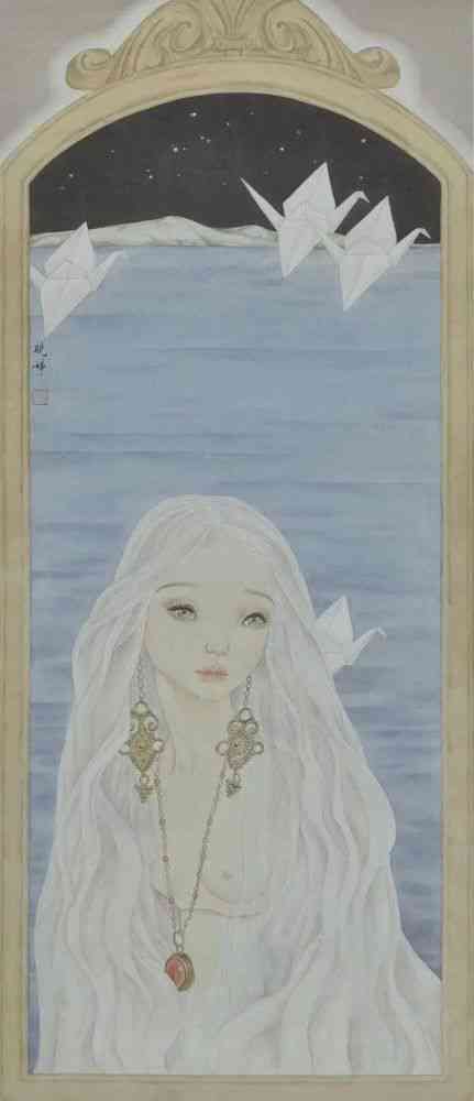 画画女孩文案：唯美画画女孩说说，温柔描绘心灵画卷