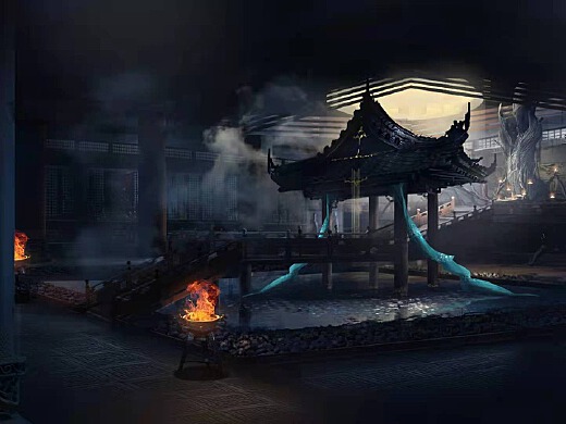 古风场景概念设计：理念与布置方案精粹