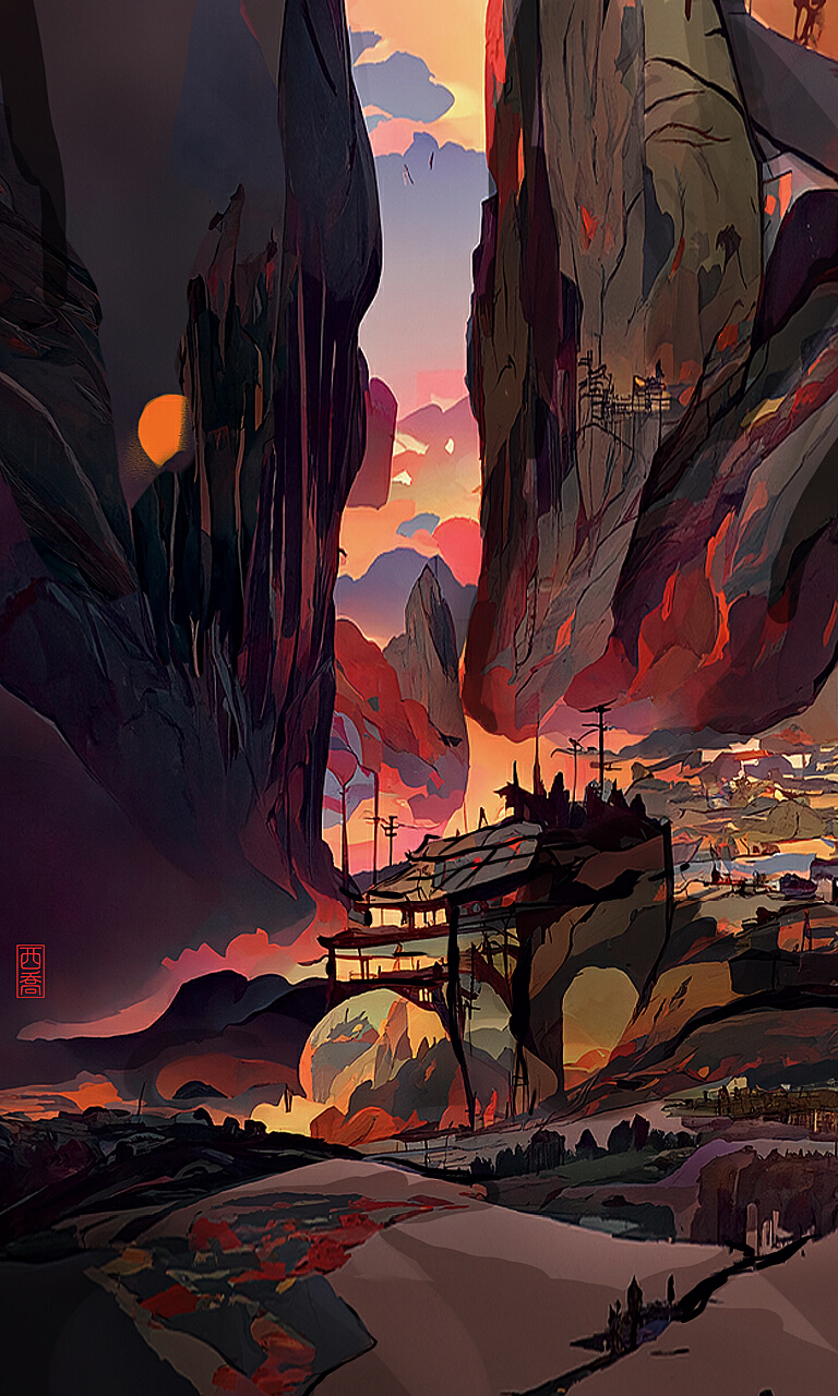 ai创作古风场景描述词