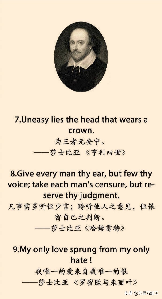 探索莎士比亚写作智慧：揭示关于文学创作的经典名言集锦
