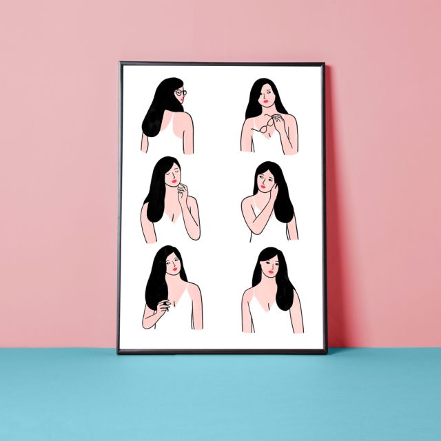 美女文案壁纸：高清短句精选