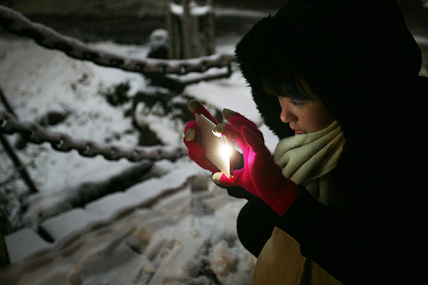 初雪相遇·自拍时光