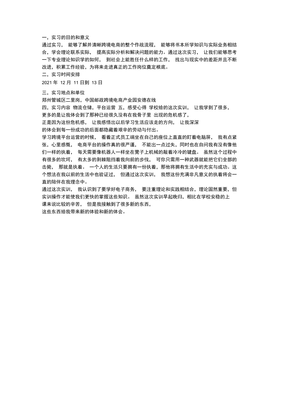 AI驱动的跨境电商实战实训报告：心得体会与绡的应用探索