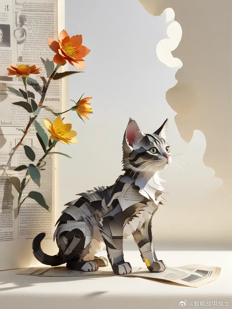 AI技术助力打造3D风猫作品