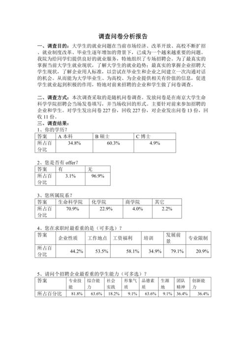 基于绡质材料调研的标准化报告写作模版