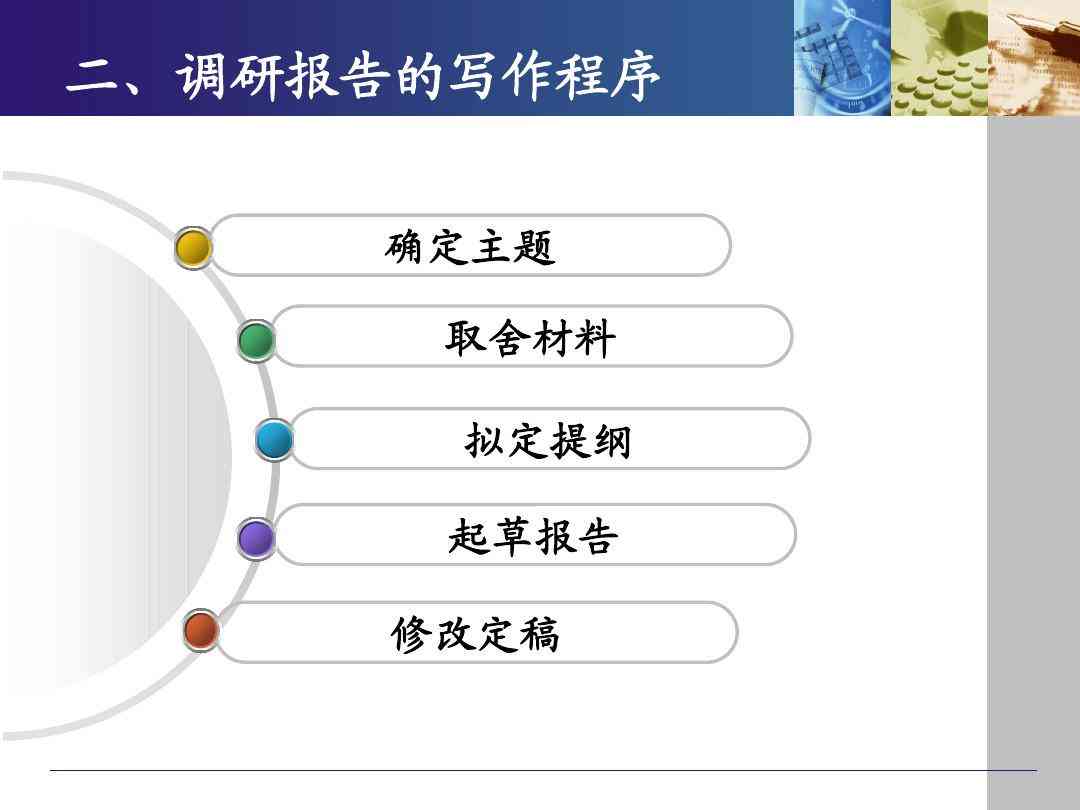 基于绡质材料调研的标准化报告写作模版