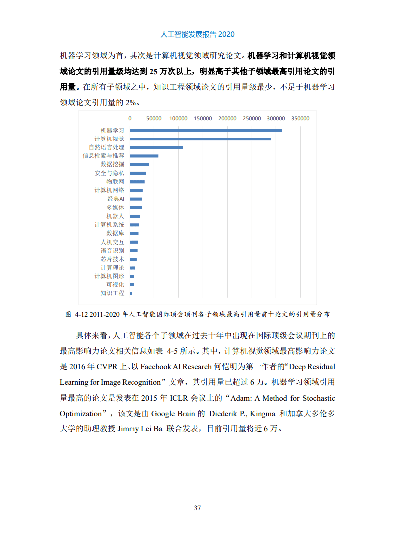 中国AI人工智能报告：发布报告及英文版，1500字免费总结